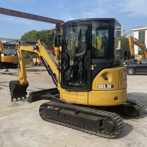 Mini-excavatrice CAT 303.5E, poids opérationnel 3,5 tonnes, capacité de la benne 0,13 m³, d'occasion - Product Image 4