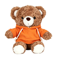 Ours en peluche personnalisé avec logo, jouet en peluche doux, animal en peluche réconfortant, impression personnalisée, cadeau promotionnel, expédition immédiate, anniversaire