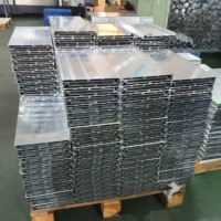 Service de traitement de découpe, de pliage et de soudage sur mesure pour tubes carrés et rectangulaires en alliage d'aluminium anodisé, tempérage T3-T8