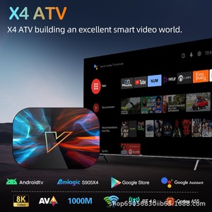 <span class=keywords><strong>TV</strong></span> Box X4 Android <span class=keywords><strong>TV</strong></span> 11 <span class=keywords><strong>Smart</strong></span> 1080p 4 Núcleos Amlogic S905X4 - Product Image 2