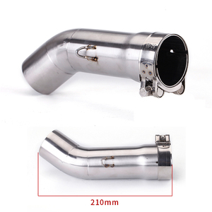 Pour Yamaha FZ8 FZ8N <span class=keywords><strong>FZ8S</strong></span> F Z8 S FZ8N YZF-FZ8 FZ800 Fazer Moto D'échappement Évasion Moto Slip-Sur Milieu Lien Tuyau - Product Image 2