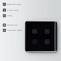 UEMON Smart Home Automation Tuya App Controlada Luz de pared Wifi Interruptor inteligente para casa Hotel Garaje Control de voz Eléctrico