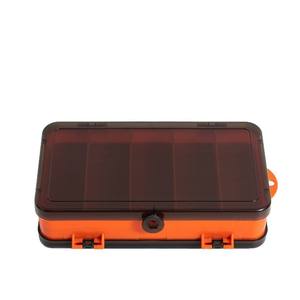 Boîte à leurres en plastique double face 4.5x12x19cm, étui de rangement portable Orange pour matériel de pêche, pour appâts de grenouille - Product Image 1