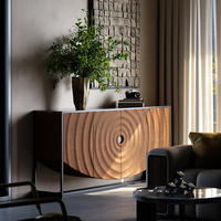 Table basse en bois massif Timberight, style normcore italien, personnalisable, style moderne, meubles de salon écologiques