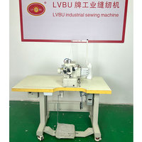 LVBU-600ZDA automatique coupe-fil industriel Strobel Machine à coudre haute vitesse chaussure semelle intérieure Overseaming Machine à coudre nouveau