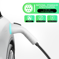 Chargeur EV portable Type 2 3,5 kW 16A, réglable 8A-16A, avec application, IP55, CEE Schuko 5m, vente en gros, direct usine, UE