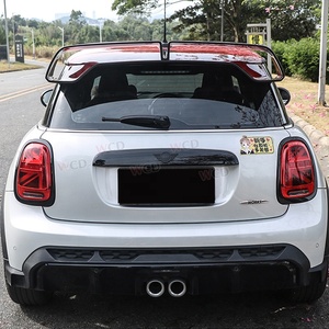 Aile de toit arrière pour <span class=keywords><strong>Mini</strong></span> <span class=keywords><strong>Cooper</strong></span> F55 F56 JCW en Fiber de carbone pour porte arrière, couvercle de coffre, rabat, garniture de fenêtre, séparateur Lip <span class=keywords><strong>GP</strong></span> Style - Product Image 6