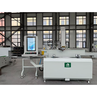 Machine de perçage et de fraisage de profilés en aluminium OUWO CNC certifiée CE 1200 mm avec broche électrique pour fabricants de fenêtres