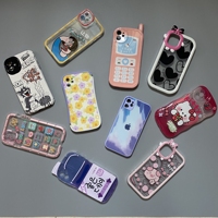 OUTLET FOR iPHONE CASES, prix bas d'usine Couverture arrière En stock, miroir, chaîne, cuir, poupée, moelleux, 11 12 13 14 pro max