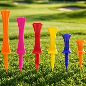 Tees de golf en plastique incassables de 2-3/4 pouces pour l'entraînement au driving range - Vente en gros - Product Image 1