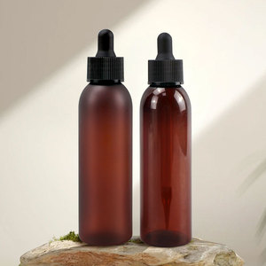 Flacon compte-gouttes <span class=keywords><strong>en</strong></span> plastique ambré pour animaux de compagnie d'huile essentielle de <span class=keywords><strong>pharmacie</strong></span> de massage de 30ml 50ml 100ml 120ml avec impression personnalisée - Product Image 2