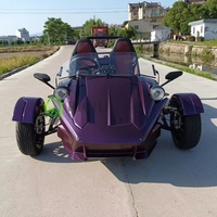 Siège Confortable 350cc Véhicule Tout-Terrain à Trois Roues à Essence pour Adultes, Accessoire de Voiture Jeep, Type Poussette de Dune