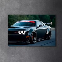 Voiture de course télécommandée personnalisée avec lumières néon USB à intensité variable, logo publicitaire, hôtel. Affiches LED pour voitures dans les centres commerciaux