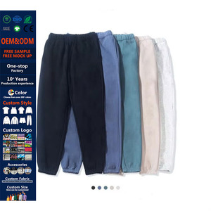 Di alta qualità 400GSM pesante cotone <span class=keywords><strong>elastico</strong></span>-<span class=keywords><strong>vita</strong></span> Casual tinta unita a buon mercato Sport <span class=keywords><strong>pantaloni</strong></span> della tuta per gli uomini <span class=keywords><strong>invernali</strong></span> - Product Image 1