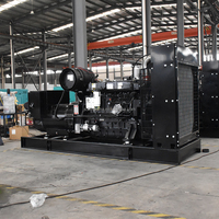 Groupe électrogène diesel 300 kW 375 kVA, type ouvert, triphasé, 50 Hz/60 Hz, station d'alimentation industrielle, ATS, super silencieux, pour l'exploitation minière et les grands projets