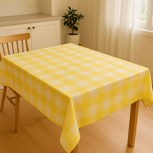 Mantel de papel con diseño de guinga, resistente a las arrugas, fácil cuidado, 120x180cm, rectángulo para restaurante, fiesta, comedor, Simple - Product Image 2