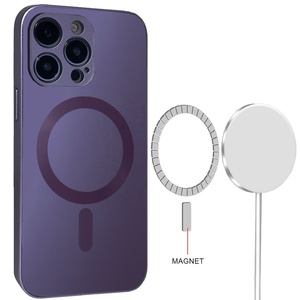Venta al por mayor de lujo TPU funda de teléfono magnética para iPhone 12 13 14 15 Pro Max diseño mate a prueba de golpes con función de carga inalámbrica - Product Image 3