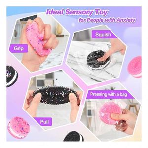 High Quality TPR O <b>Mini</b> <b>Squishy</b> Food Toys Realistic Hamburgers and Donuts for Kawaii Lovers Squeeze Toys - Product Image 2