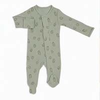 Barboteuse magnétique pour bébé Vêtements magnétiques en coton biologique Pyjamas d'été pour enfants Dormeur pour nouveau-né Onesies avec pieds