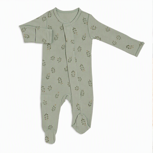 Pagliaccetto magnetico per bambini in cotone biologico con pigiama per bambini in cotone estivo tutina da neonato con piedini - Product Image 3