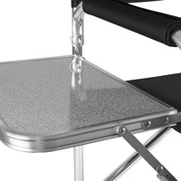 Emballé Taille 32. 6*19. 6*5. 5 pouces facile à transporter avec poignée Léger Pliable Métal directeur chaise