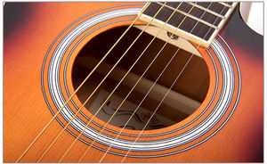 <span class=keywords><strong>Guitarra</strong></span> Acústica para Estudiantes y Principiantes con Tapa de Abeto, Mástil de Caoba, Cutaway y Cuerdas de Acero - Product Image 4
