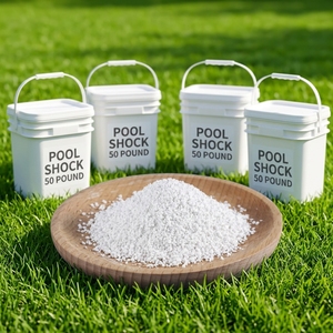 Productos Químicos para el <span class=keywords><strong>Tratamiento</strong></span> del Agua, Cal Hipoclorito Granular para Piscinas, <span class=keywords><strong>Tratamiento</strong></span> Rápido para Piscinas de Verano - Product Image 4