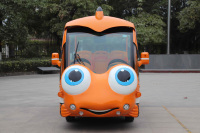 Mini train touristique de luxe électrique personnalisé avec 14 sièges passagers Bus voiture, navette