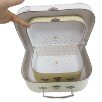 Valise Rigide Personnalisée en Carton Biodégradable Écologique avec Revêtement UV Imperméable, Embossage et Coutures pour la Mode