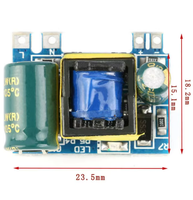 Precision 3.5W Dual Output Switching Power Supply Module 12V 300mA 5V 700mA AC DC Converter for Industrial Control