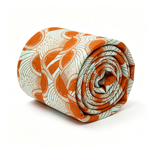 Authentique Tissu Pagne Africain Imprimé, Motif Géométrique Mixte Polyvalent pour Divers Styles de Vêtements, Textiles Africains - Product Image 3