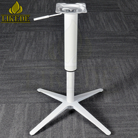 Métal blanc Aluminium Croix Hauteur Réglable Levage Pivotant Chevet Support Ordinateur Portable Bureau Côté Table Jambe