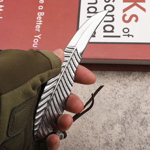 Nouveau style Couteau EDC VG10-Damascus en acier monobloc pour activités <span class=keywords><strong>de</strong></span> plein air, pêche, survie, collection, transport en voiture, livré en coffret cadeau - Product Image 3