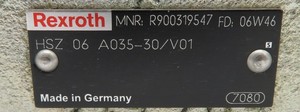 <strong>Bosch</strong> Rexroth HSZ 06 A035-30/V01 Intermediate <strong>Plate</strong> R900319547 Sandwich <strong>Plate</strong> G 1/4" - Product Image 5