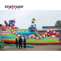 Aire de jeux gonflable pour enfants, château plein d'entrain, grand équipement d'amusement gonflable pour enfants