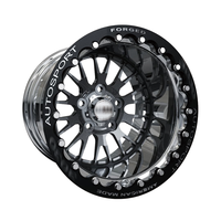 Jantes Beadlock Drag 15x10 15x12 15x15 5x114.3 5x4.5 en aluminium forgé sur mesure avec déport personnalisé pour Ford Mustang GT Falcon Fairlane