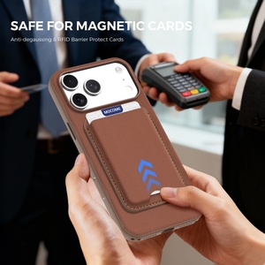 Funda de Teléfono Fashion TechWoven para iPhone 17 16 15 14 13 12 11 Pro Max 17 Air con Soporte Magnético para Tarjetas y Protección Antigolpes - Product Image 3