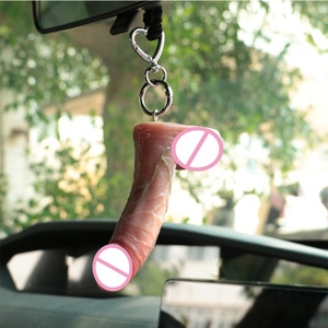 Realistic 3d Penis Ornament Adult Prank Gift for Car Accessories Liquid Silicone Penis Accessories Mini Funny Pendant - Product Image 5