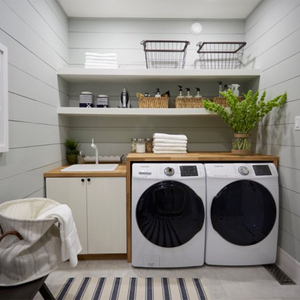 Mueble de Lavadero Moderno Independiente de Alta Calidad, Impermeable, con <span class=keywords><strong>Lavadora</strong></span>, para el Hogar - Product Image 6