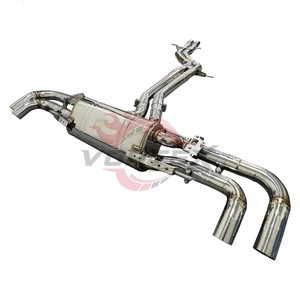 Silenciador con Válvula y Punta Pulida Vortex Quad para Audi RSQ8 2019-2024, Sistema de Escape Completo de Acero Inoxidable, Sonido Deportivo Mejorado para SUV - Product Image 3