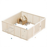 Cage et enclos intérieur en plastique pour chiens avec barrière de protection pour petits chiens (Corgi Bichon) - Barrière de lit pour animaux de compagnie