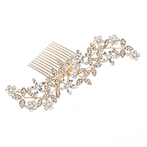 <span class=keywords><strong>EBay</strong></span> Cross-Border Haarkamm Braut Hochzeitskleid Accessoires Vergoldet und Versilbert Haarschmuck Set - Product Image 3