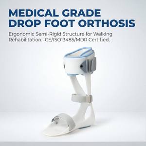 Órtesis <span class=keywords><strong>de</strong></span> Pie Caído <span class=keywords><strong>de</strong></span> Grado Médico, Soporte AFO Semirrígido para Estabilización <span class=keywords><strong>de</strong></span> Tobillo y Pie, para Rehabilitación <span class=keywords><strong>de</strong></span> la Caminata, CE MDR ISO13485 - Product Image 1