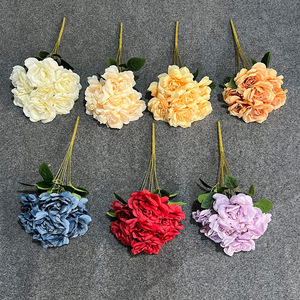 Bouquet de roses artificielles Yixuan, 7 têtes, fleurs en soie réalistes, décorations de mariage - Product Image 2