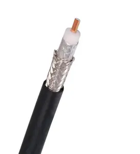 Câble coaxial SSY HE-215 haute tension 40KV faible DCR et faible impédance (39.2 Ohm) OD 10.5mm