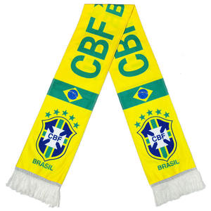 26 écharpes de football en velours de coton pour les équipes nationales du Brésil, de la France, de l'Espagne, de l'Argentine et du Portugal - Décorations et souvenirs - Product Image 3