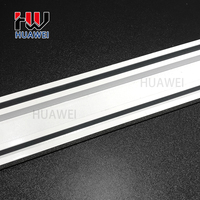 Rail de rideau double en aluminium pliable HUAWEI, designs de rideaux prêts à poser