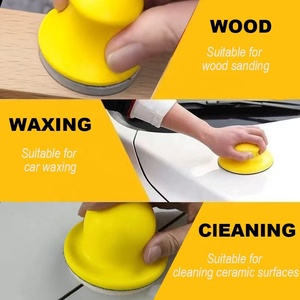 Tampon de ponçage manuel pour correction de peinture automobile, 3 pouces, matériau écologique, résistant à l'eau, bloc de polissage auto-agrippant - Product Image 6