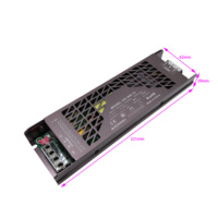 Alimentation LED Slim de Haute Qualité YUXIANG 12V 300W avec Garantie de 3 Ans, Efficacité de 90%, Boîtier en Aluminium Métallique - Prix d'Usine