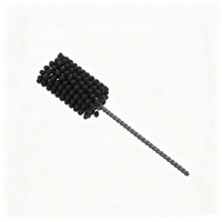 Brosse de polissage et d'affûtage flexible, diamètre de trou 41,3 mm, carbure de silicium, pour pièces usinées industrielles OEM, débavurage et média de sablage